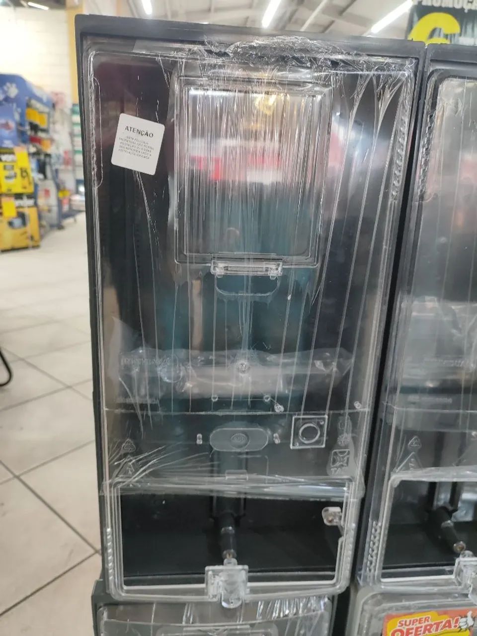 Caixa de luz esp 1 relógio poli sem acessórios 