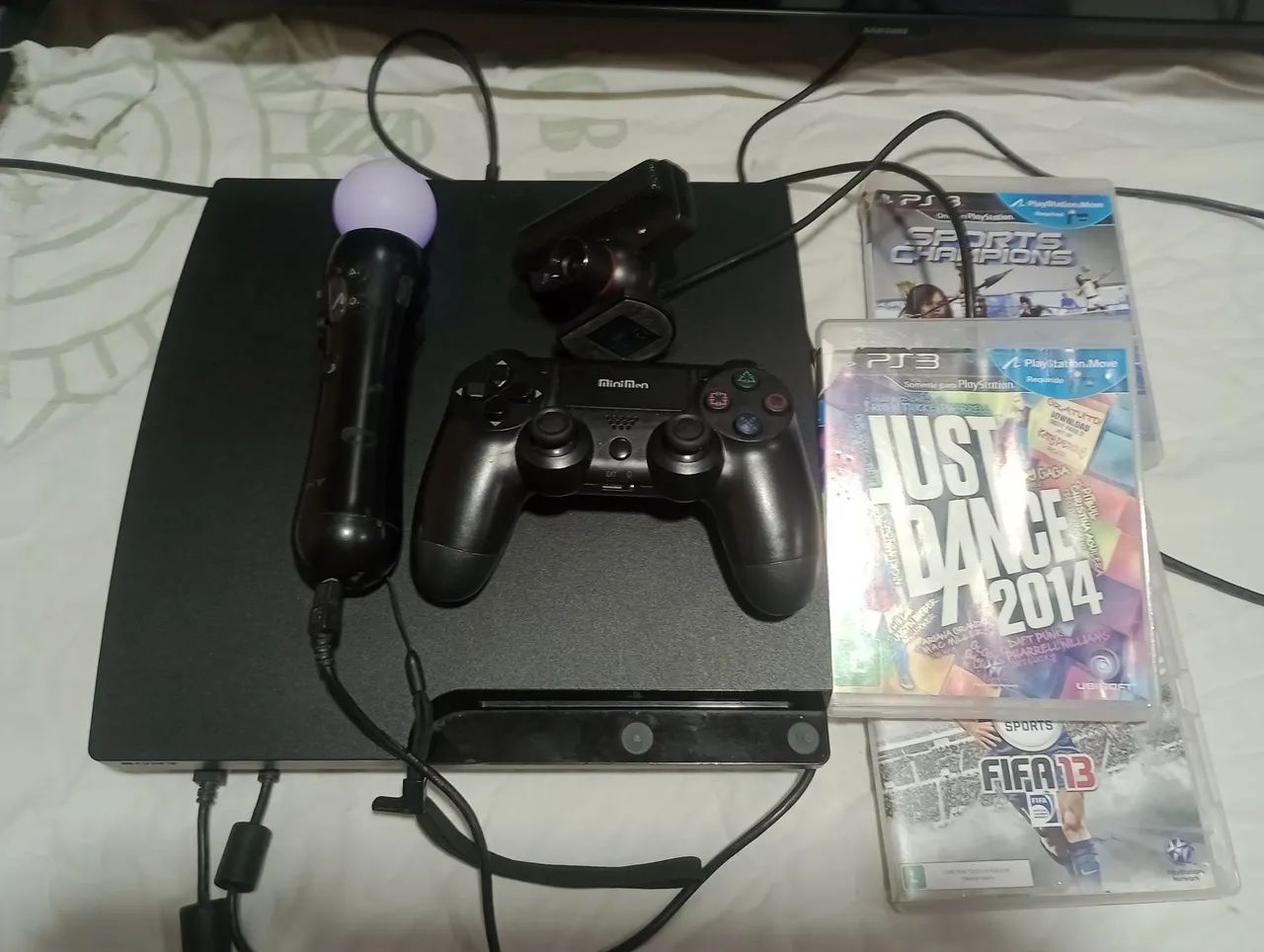 Ps3 Slin com move e camera  - Foto 5