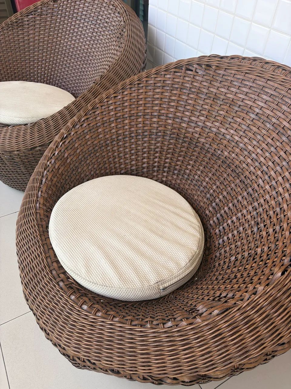 Conjunto de varanda em vime sintético  - Foto 3