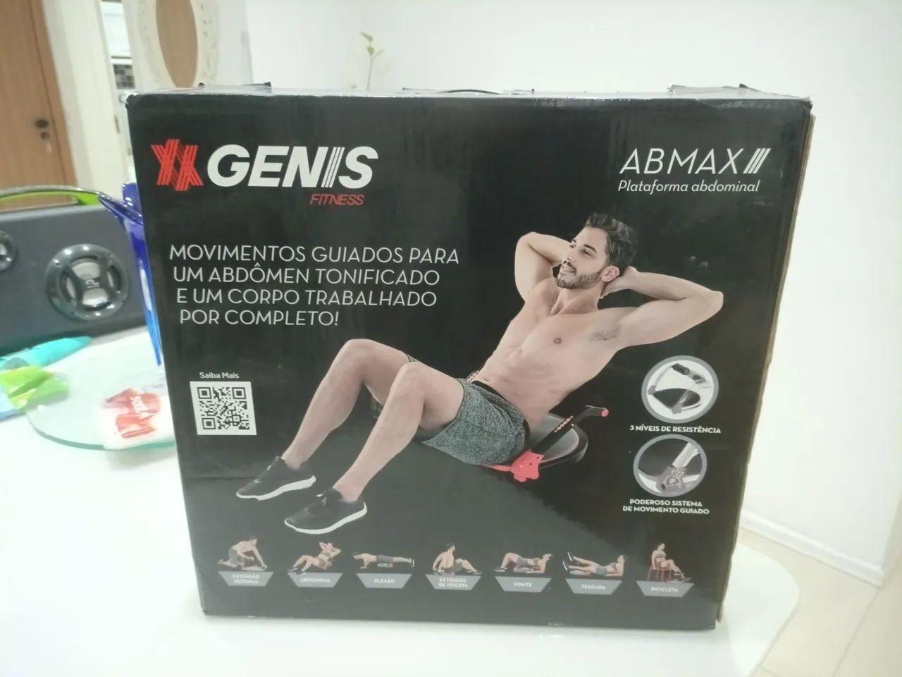 Genis Abmax 3 para abdômen, novo.