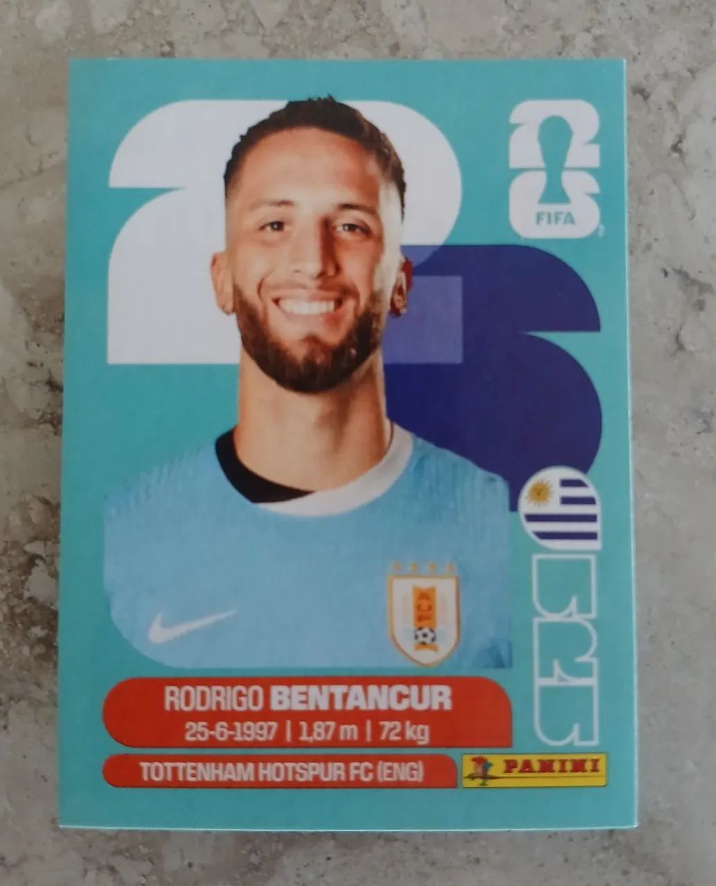 Figurinhas da Copa 2026 ( Rodrigo Bentancur)