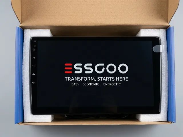 Multimídia Android 10 Pol 2GB RAM 32GB Wifi CarPlay
