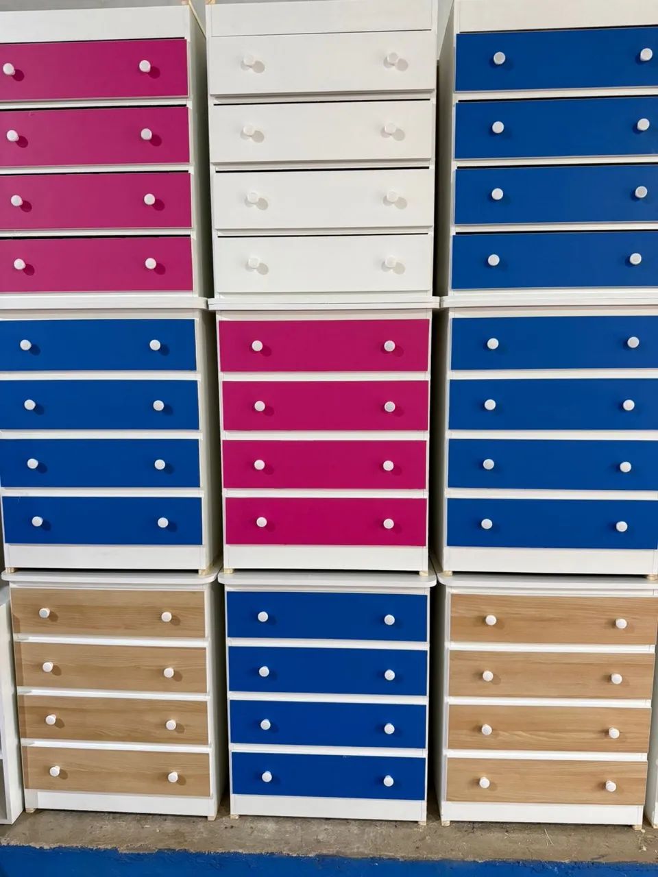 Cômodas em MDF 4 Gavetas 