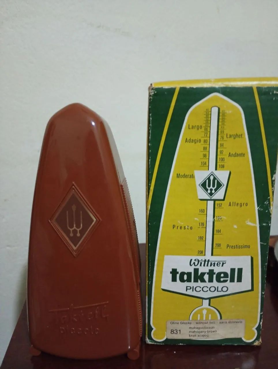 Metrônomo mecânico Wittner Taktel Piccolo