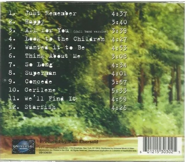 CD Sister Hazel - Somewhere More Familiar - 1997 - Foto 4