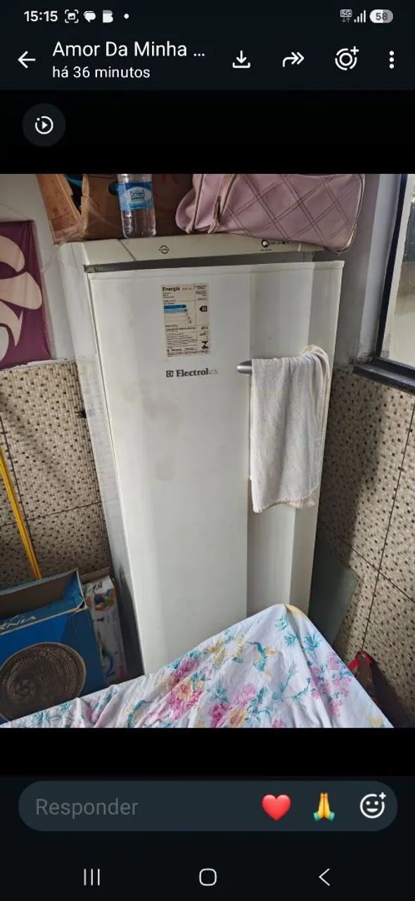 Vendo freezer com defeito 