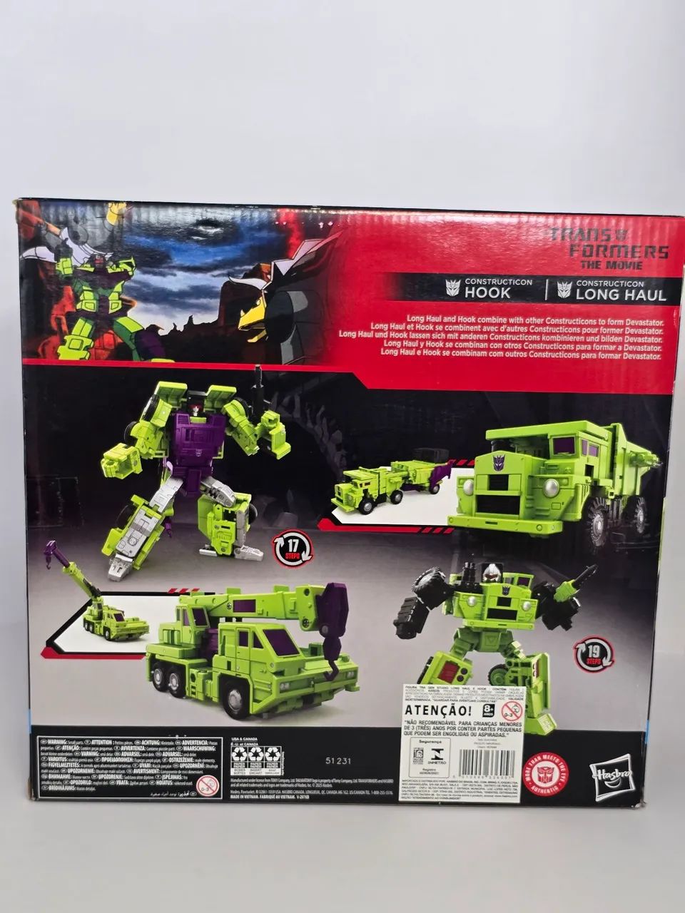 Transformers Studio Series Devastator 2 em 1 Hook e Long Haul lacrado hasbro - Foto 2