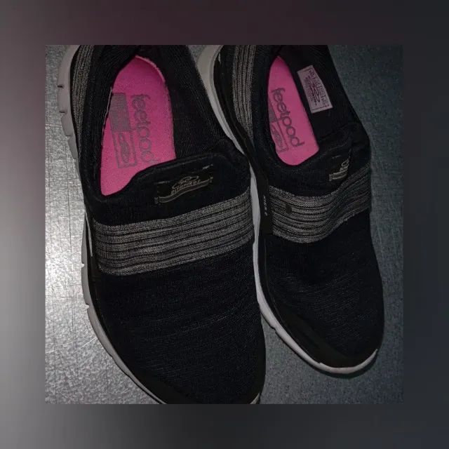 Tênis Feminino Olympikus Kiss SlipOn EVAsense FeetPad Chumbo - Foto 5