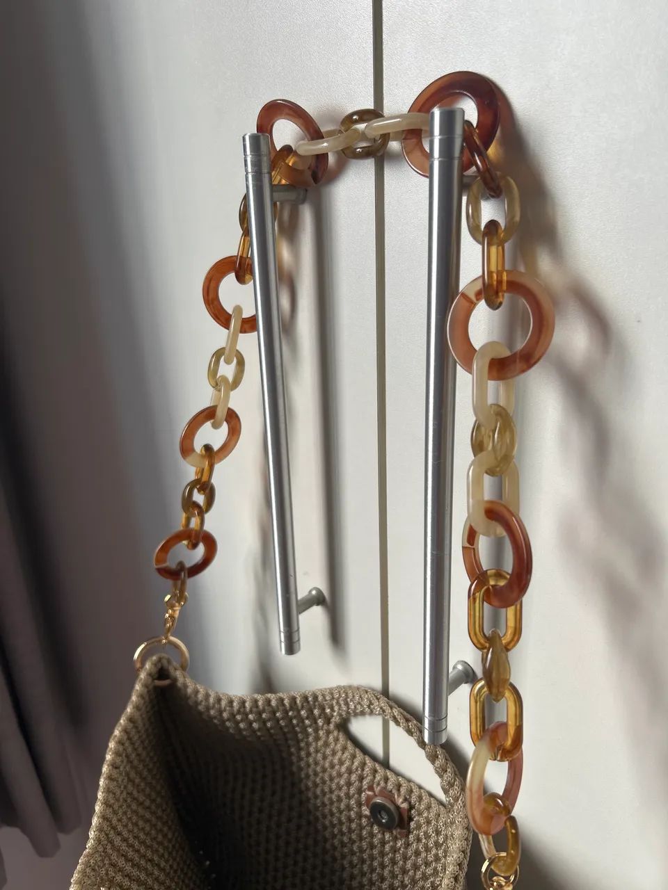 Bolsa em crochê ótimo estado  - Foto 3