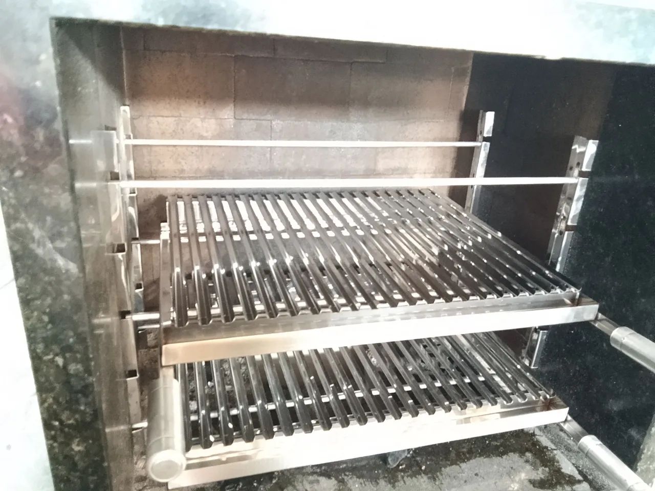 Grelha de inox e suporte de grelha  - Foto 4