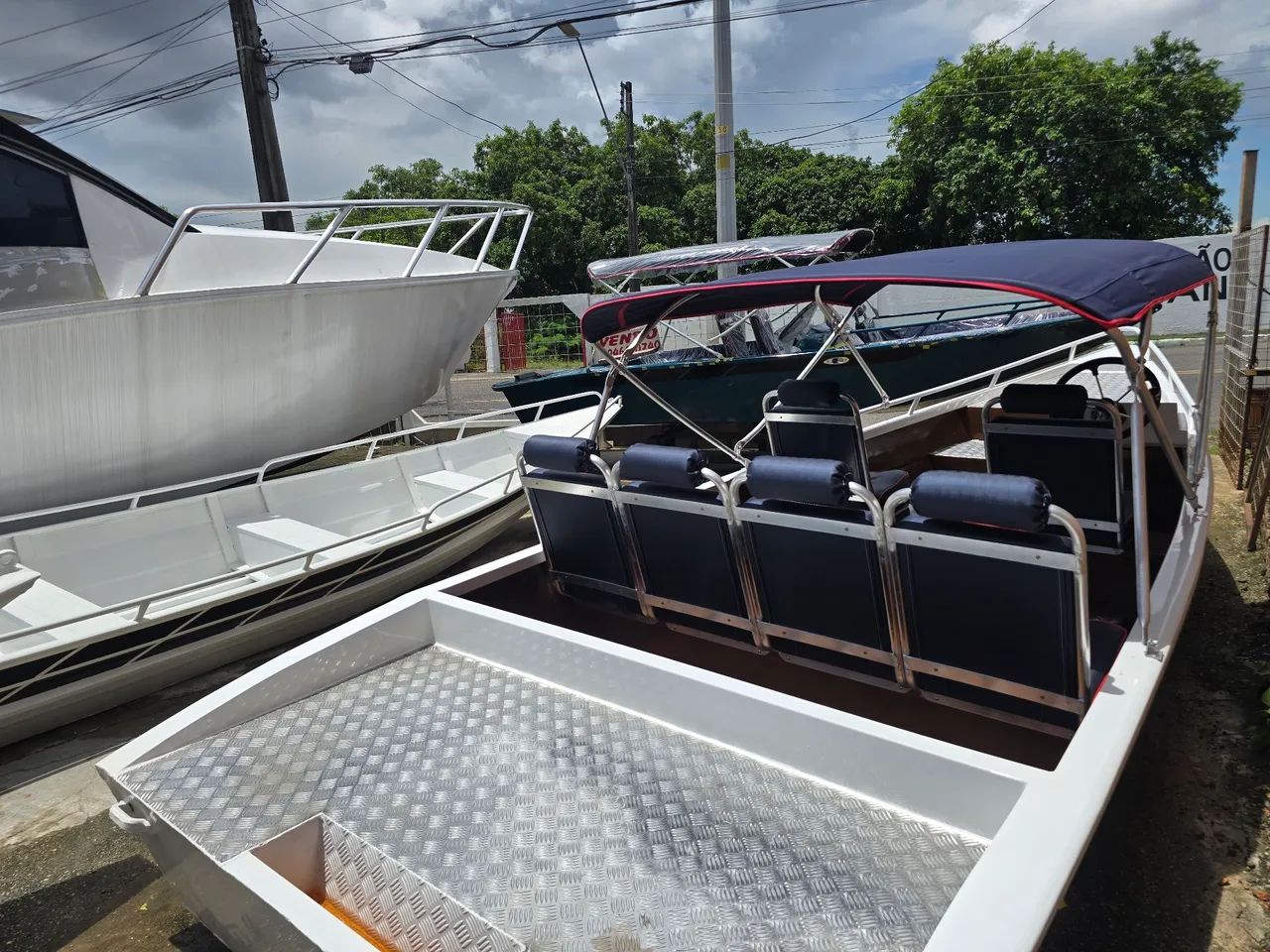 canoa, voadeira, bote, barco, Lancha esportiva. - Foto 8