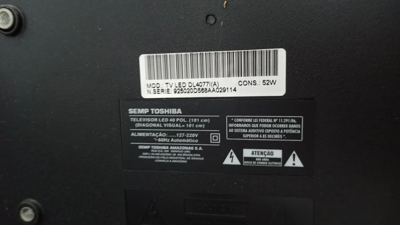 TV LED SEMP TOSHIBA 40 Polegadas DL4077(IA) - Foto 2