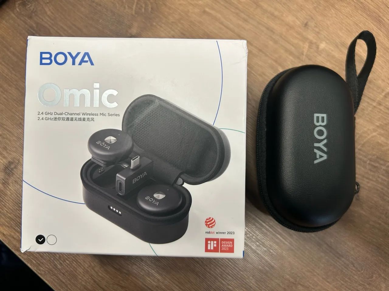 Microfone Lapela Boya Omic-U - Usb C