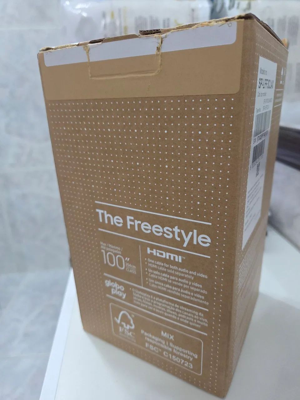 Projetor Samsung Freestyle com tela - Foto 6