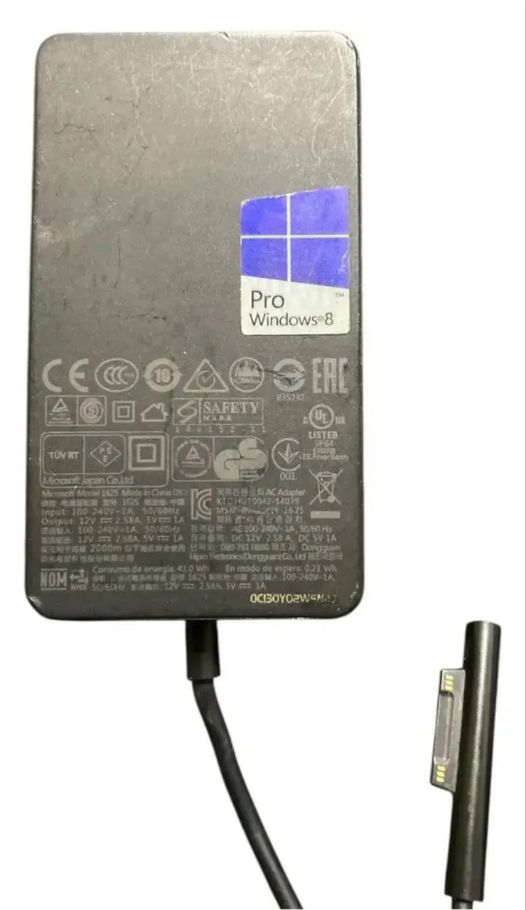 Carregador magnético Microsoft Surface 12V 2.58a Original