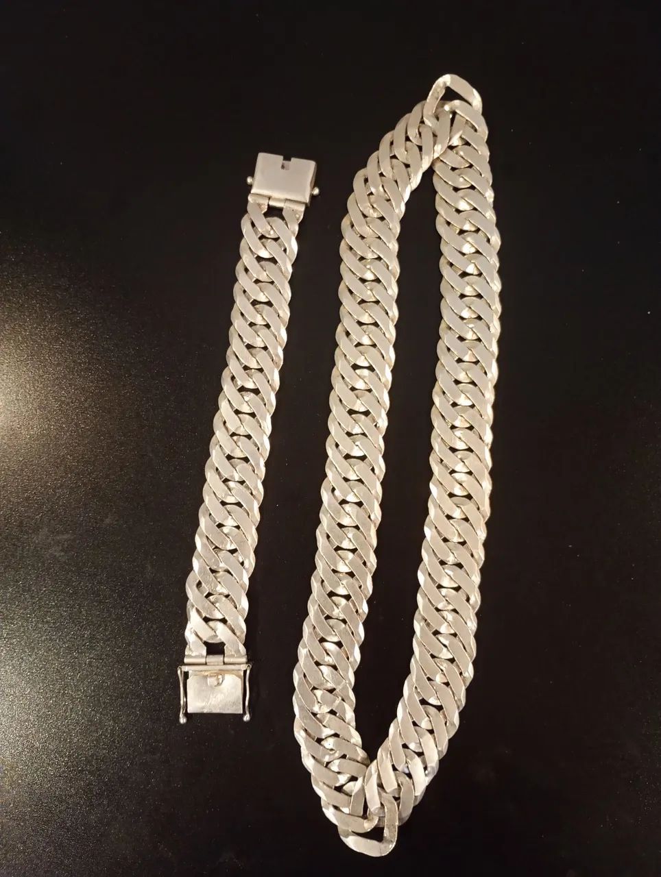 Prata 925 elo duplo 25mm