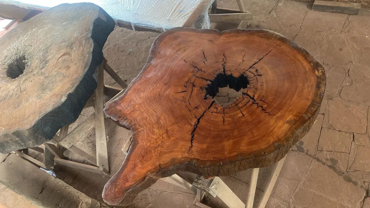 Mesa de centro e ou jantar diâmetro de 130/140 - Foto 3