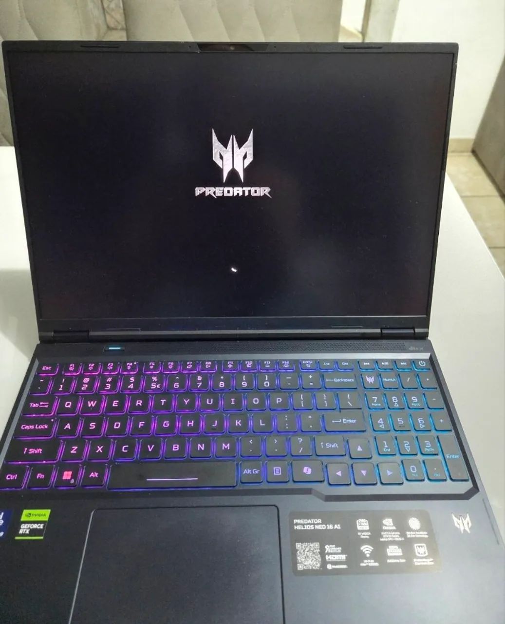 Notebook GAMER RTX5070Ti Intel ultra 9 - Foto 3