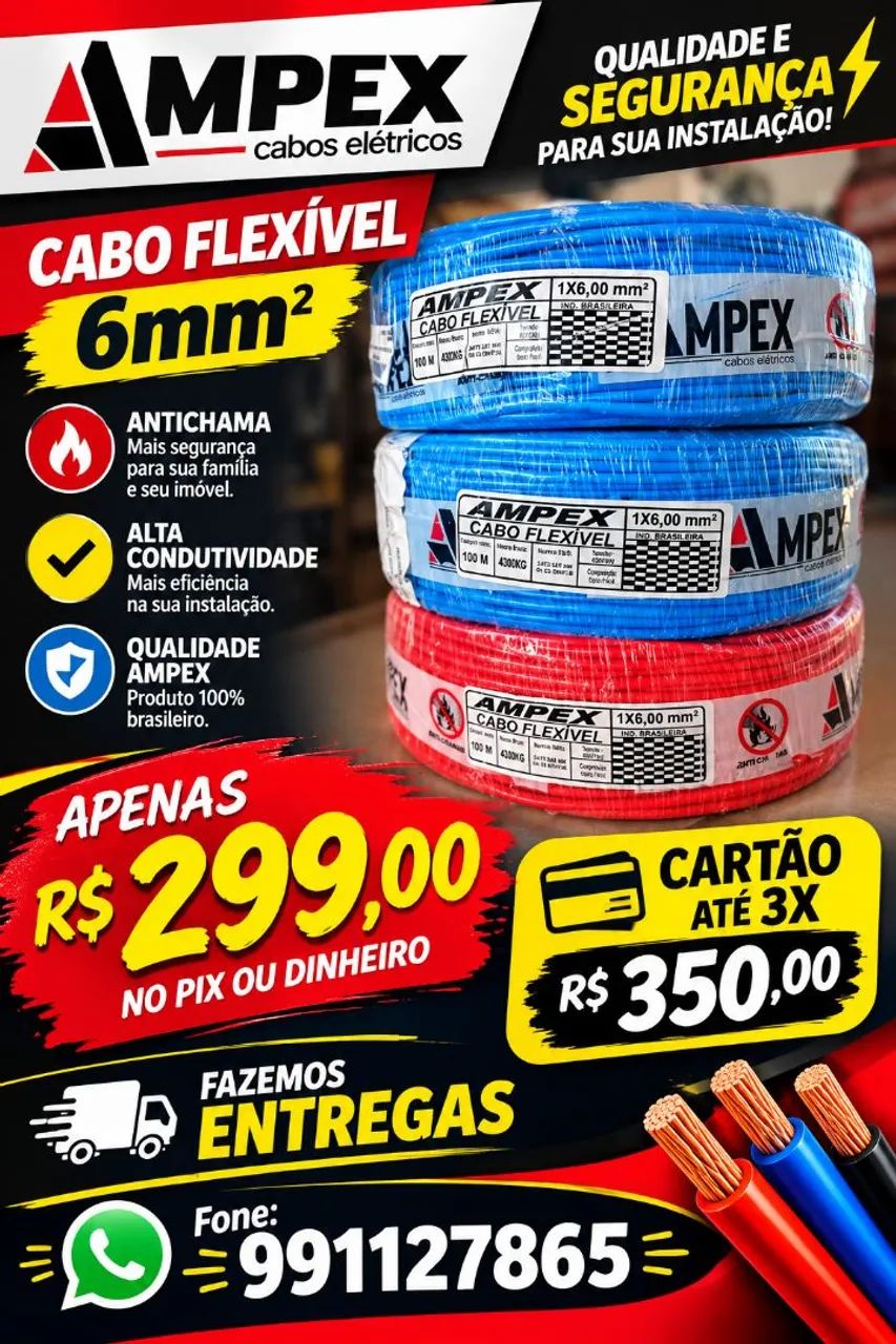 Cabo 6mm 