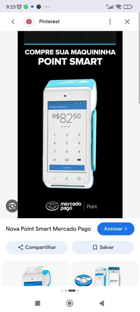 MÁQUINA DE CARTAO POINT SMART - Foto 4