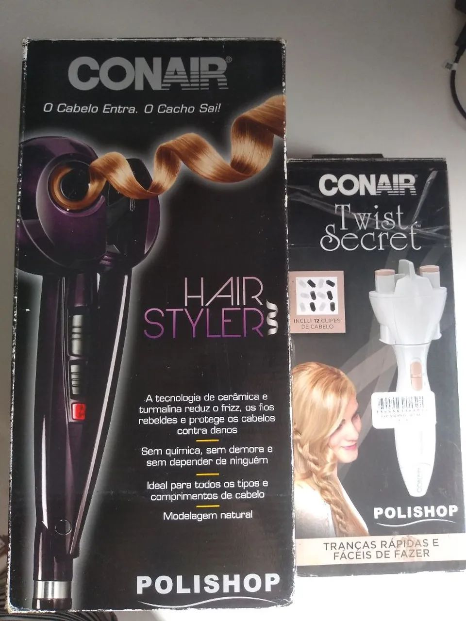 Cacheador e modelador profissional Conair