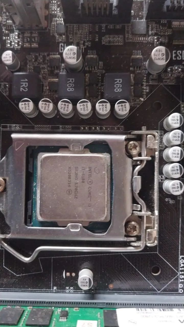 KIT ASUS H110M + INTEL CORE i3-6100 + COOLER é A PLACA E O PROCESSADOR - Foto 3