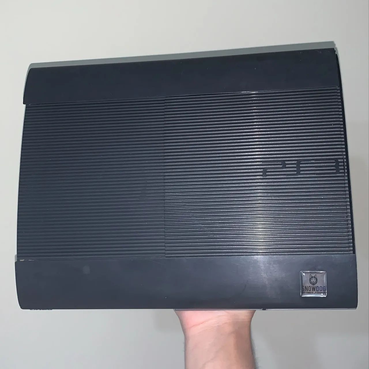 Carcaça + Parafusos + Placa com Defeito PS3 Super Slim