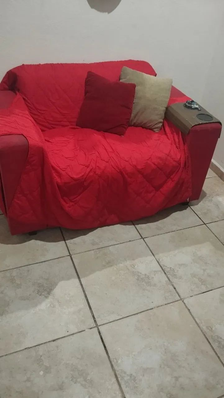 SOFA VERMELHO 2 LUGARES  - Foto 2