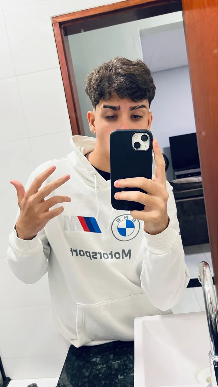 Moletom puma bmw branco - Foto 2