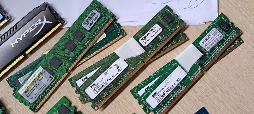 Kit com 7 parres de Memórias RAM (DDR2 e 3) para computador - Foto 4