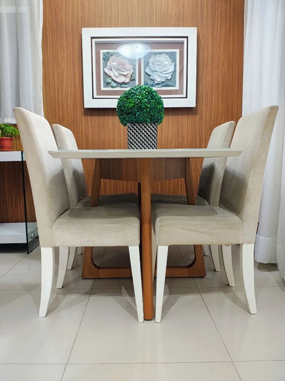 Mesa e 4 cadeiras (Lar Shopping) - Foto 2