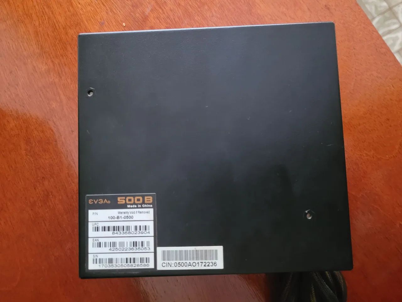 Fonte EVGA 500W 80 Plus Bronze (Funcionando Perfeitamente) - Foto 3
