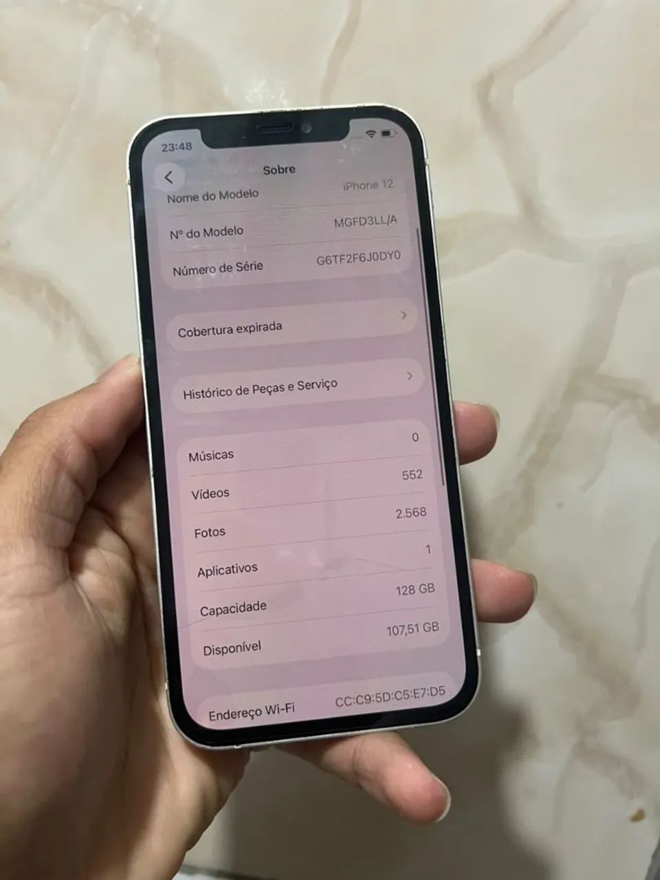 iPhone 12 128 GB branco - Foto 2