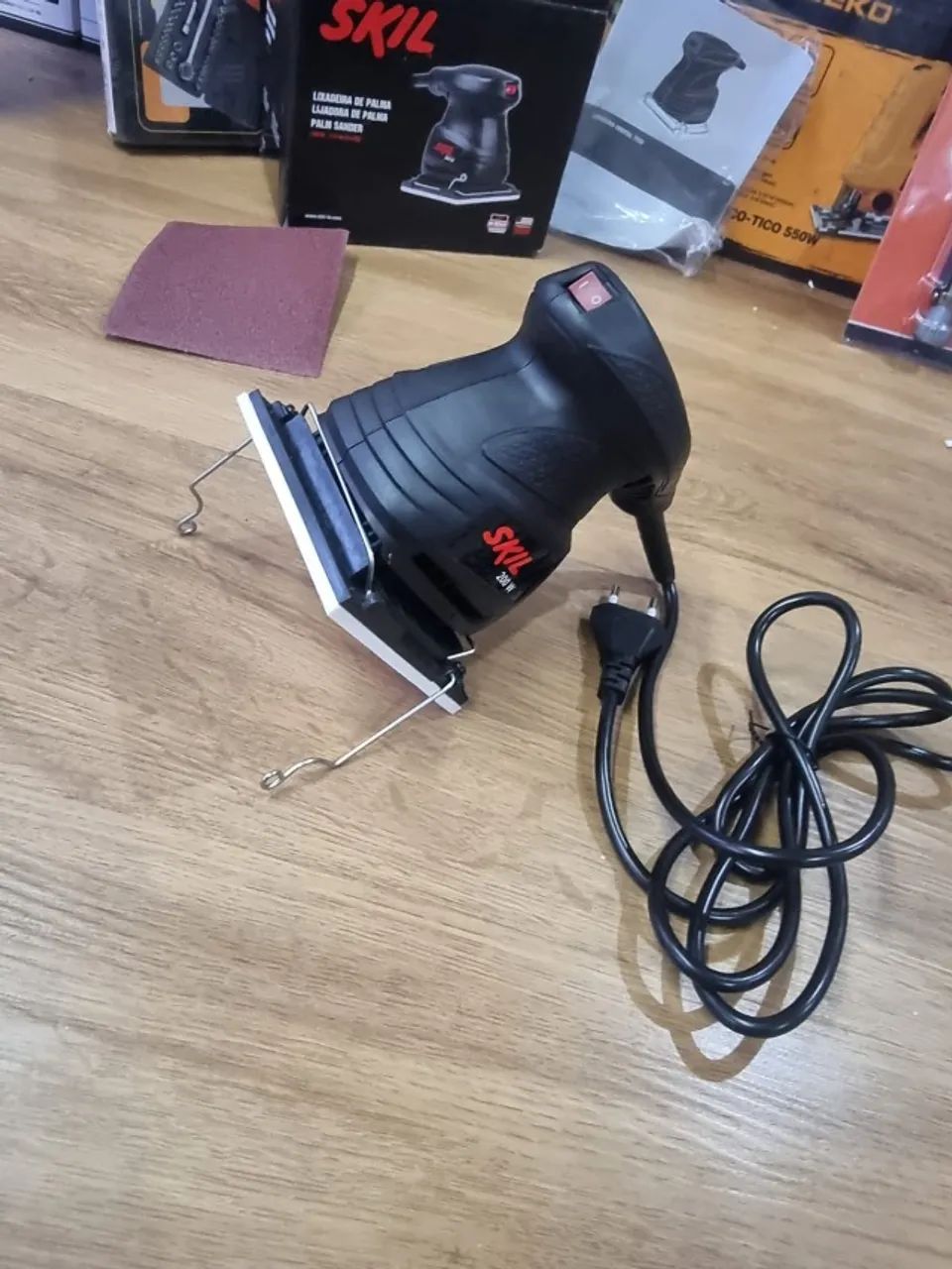 lixadeira orbital skil 200w 127v - Foto 6