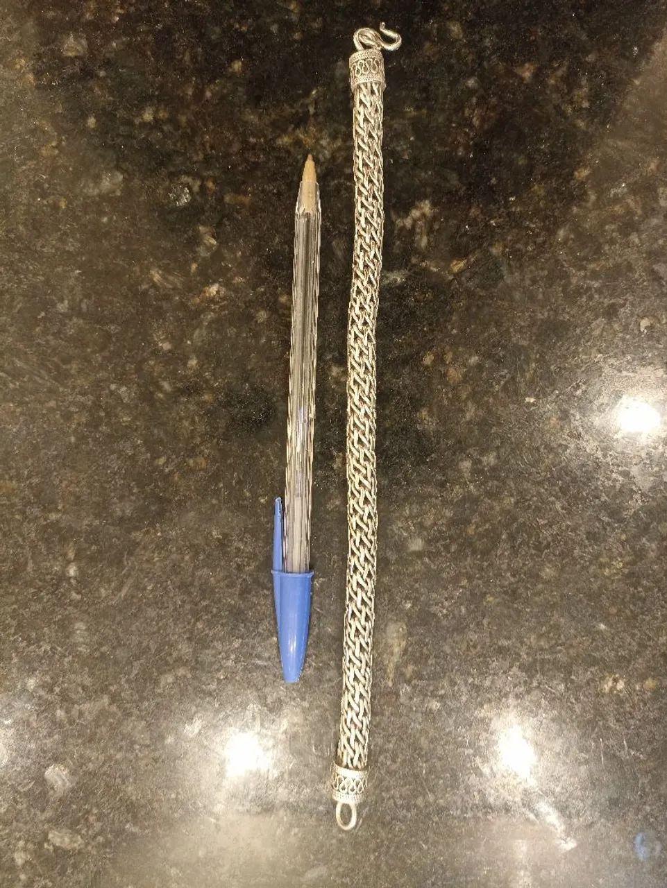 Pulseira de prata grossa raridade  - Foto 5