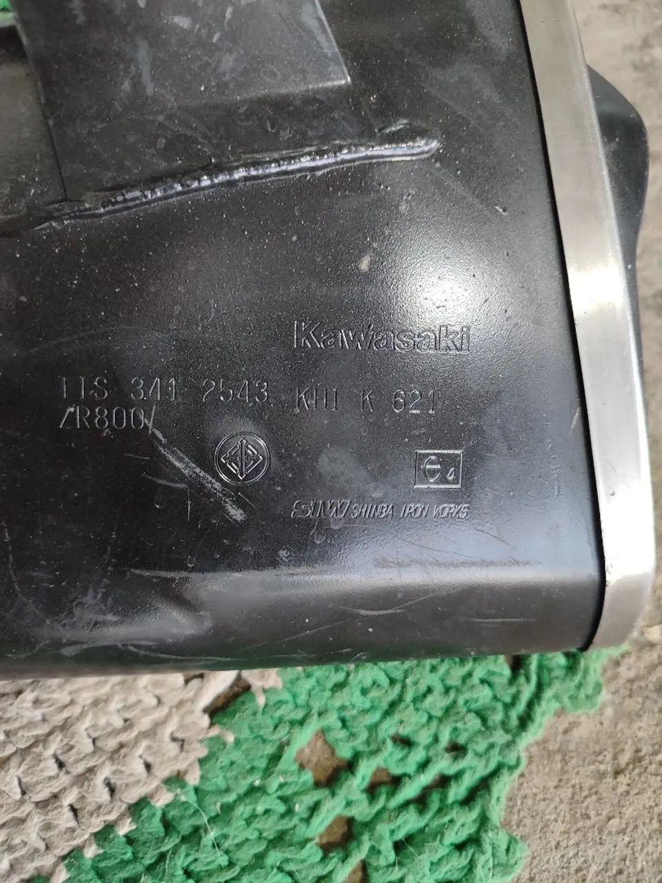 Ponteira de escape da Kawasaki z800 - Peças para motos - Jardim