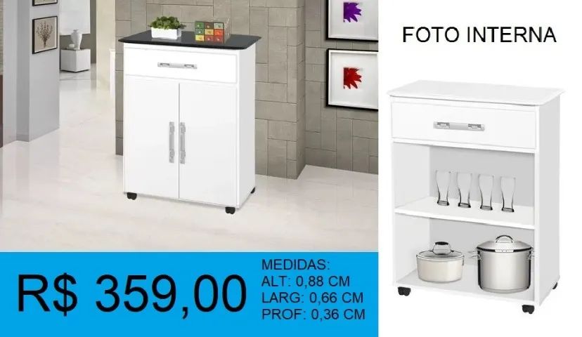 Balcão - multiuso - compre hoje e receba em até 72 horas 