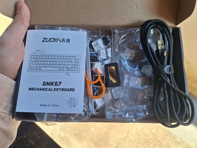 Teclado Mecânico GMK67 - ZUOYA Black - Foto 2