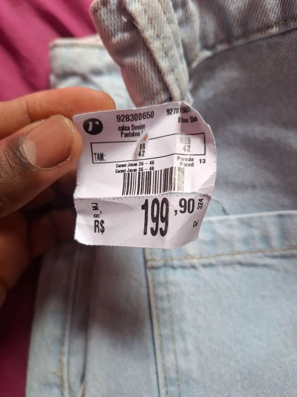 Calça jeans cargo - Foto 2
