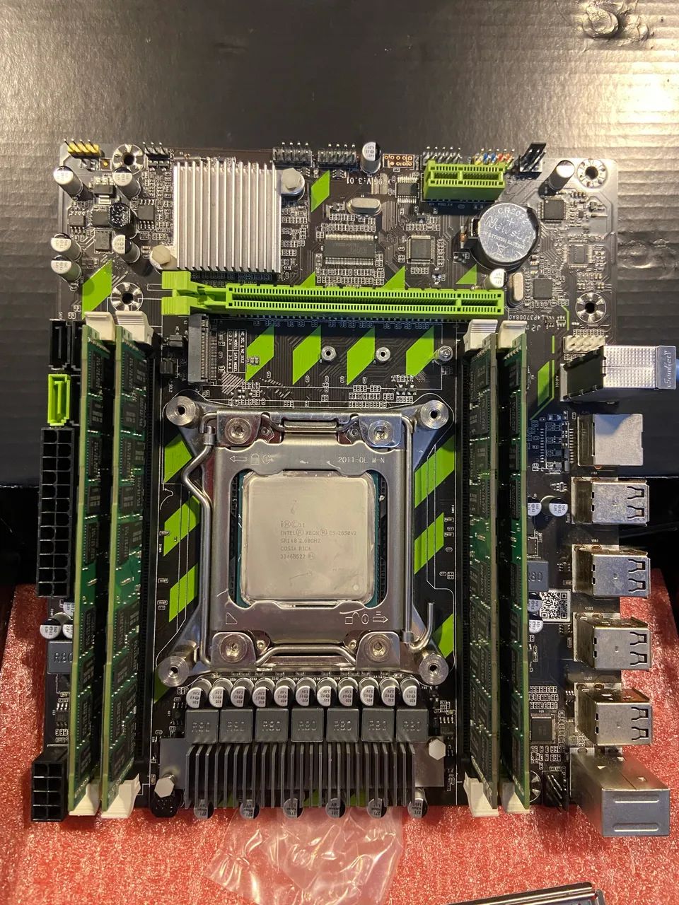 Kit xeon + placa de video e fonte.
