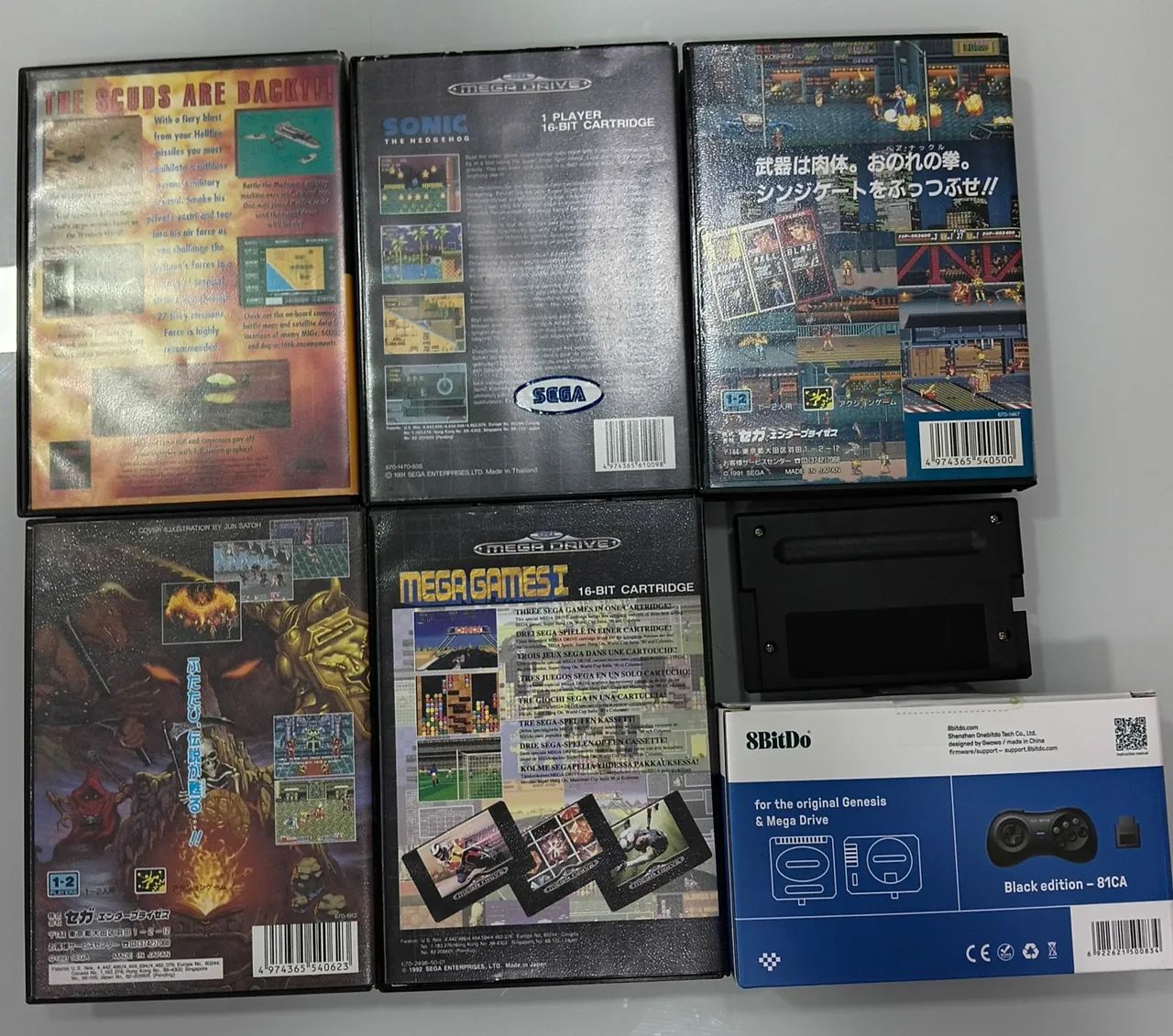 Cartuchos e joystick Mega Drive - Foto 2