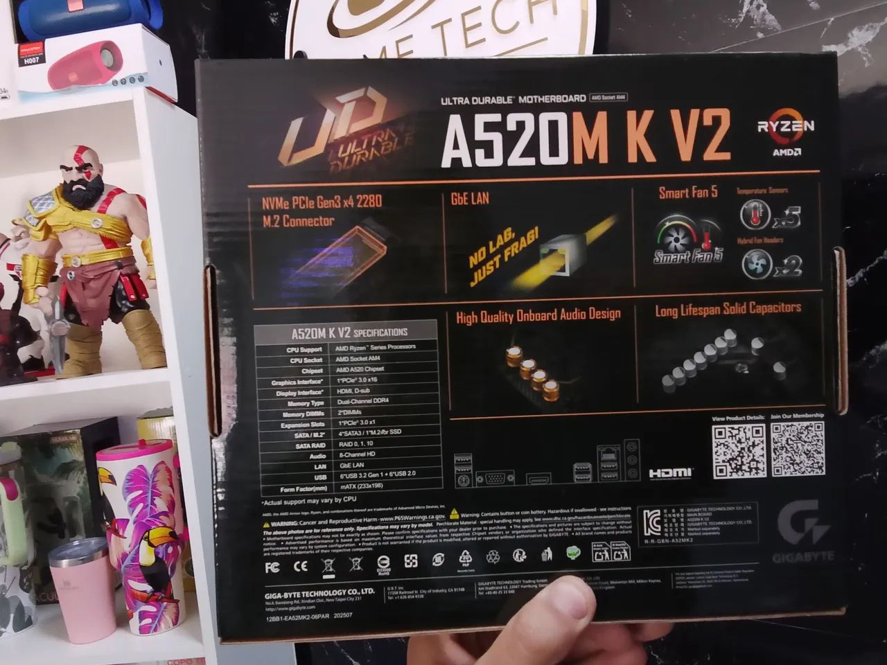 Placa mãe A520M K V2 - Foto 4