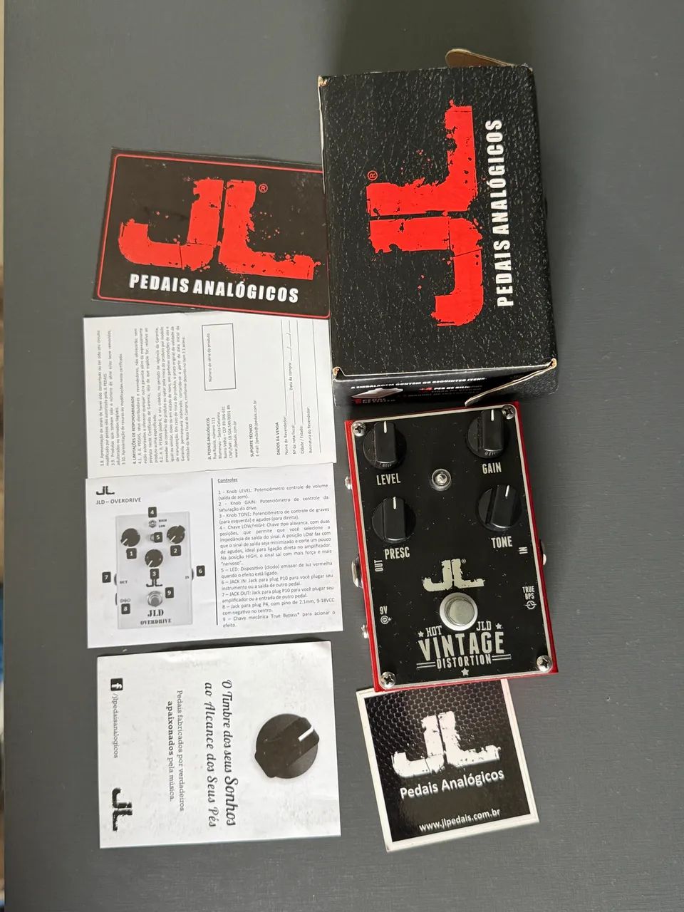 Pedal JL Hot JLD Vintage Distortion