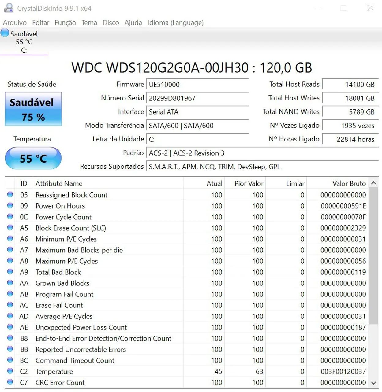 SSD 128GB com Thermal Pad - Foto 2