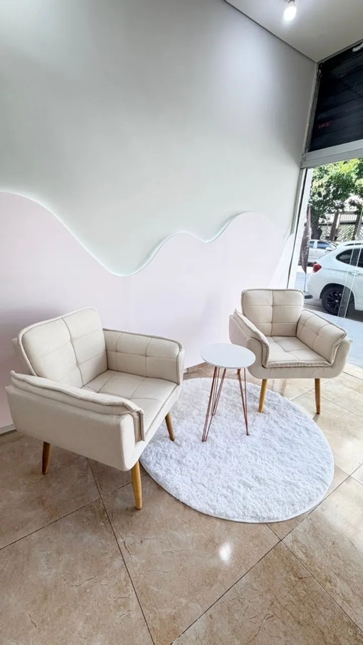 Poltronas em linho 