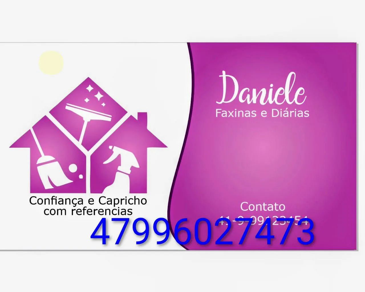 Faxineira/diarista 