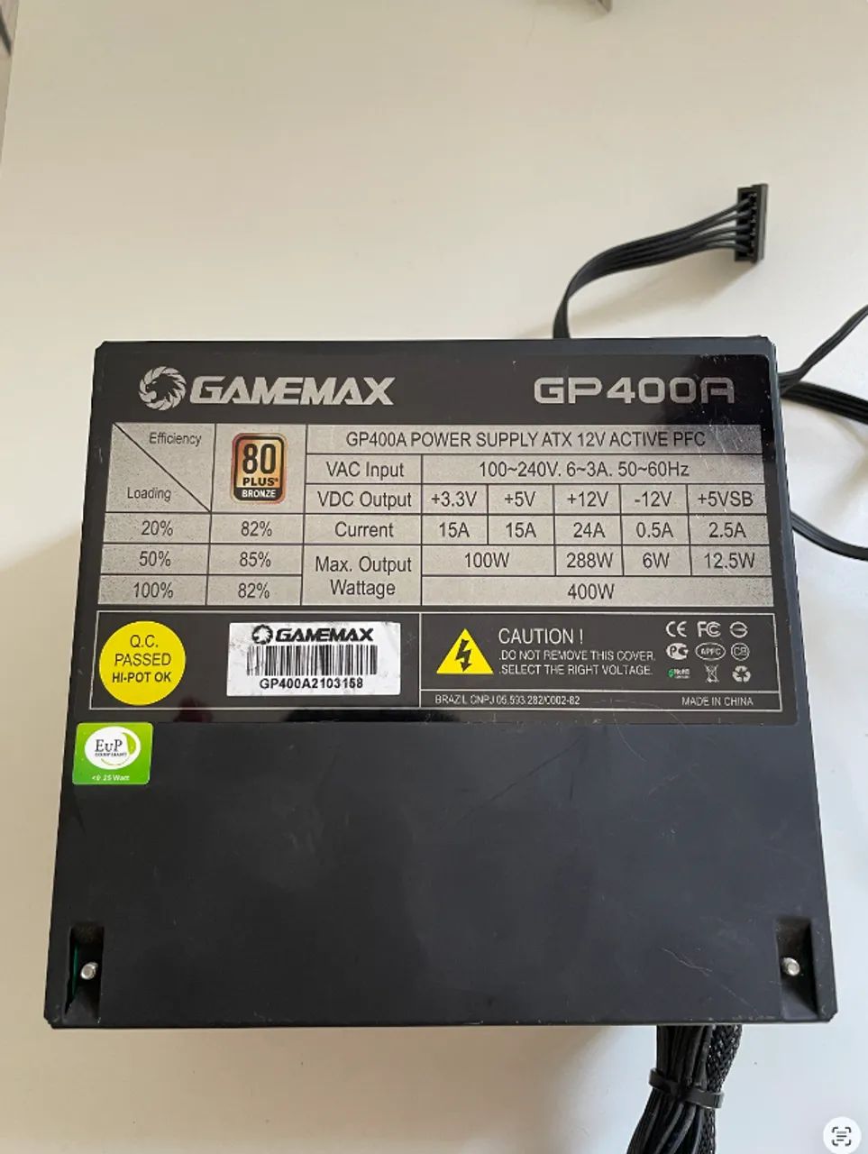 Fonte QUEIMADA! 400W  - Foto 3