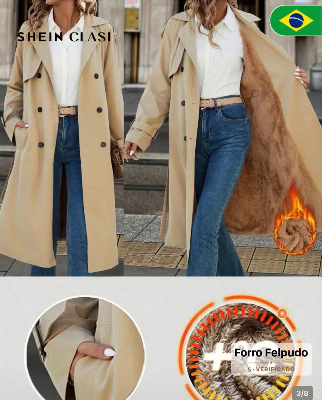 Casaco de frio forrado  - Foto 2