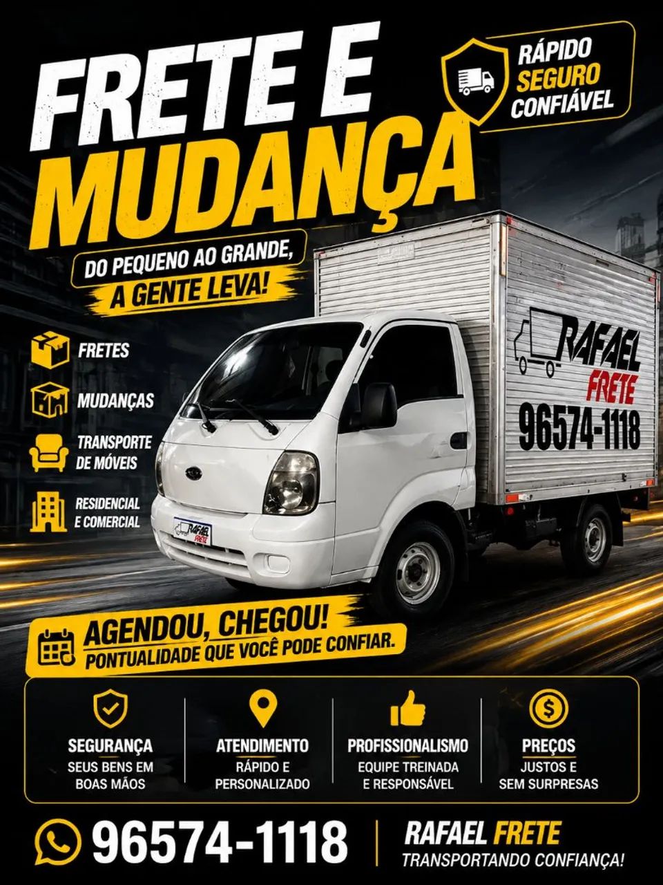 Frete e mudança 