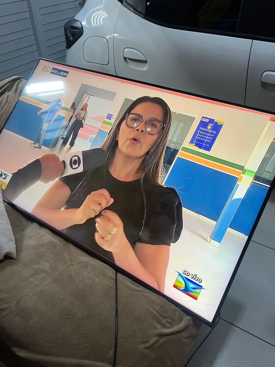 Smart tv Samsung 4k 55 polegadas QN55Q60BA - Foto 3